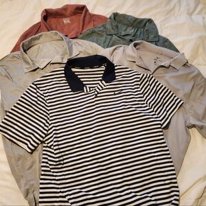 Set Of 5 Mens Athletic Polo Shirts - Nike & 32 Degree